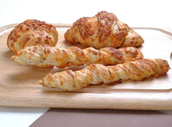 Kasseler-Käse-Croissants & Käsestange Kasseler-Käse-Croissants & Käsestange